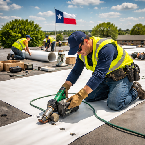 single ply roofing